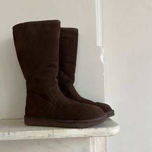 UGG 5235 ‘Sunset’ tall sheepskin lined suede boots size 8 excellent condition